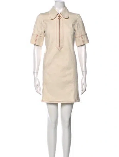Pre-owned See By Chloé Mini Dress In Neutral