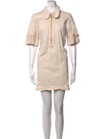 Pre-owned See By Chloé Mini Dress In White