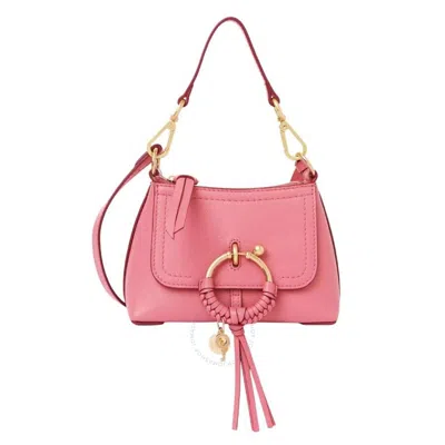 See By Chloé See By Chloe Mini Joan Leather Shoulder Bag In Pink
