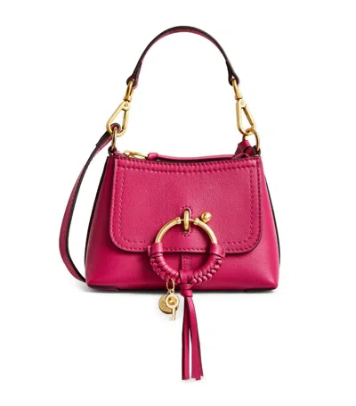 See By Chloé Mini Leather Joan Cross-body Bag In Pink