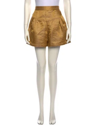 Pre-owned See By Chloé Mini Shorts In Yellow