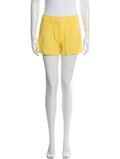 Pre-owned See By Chloé Mini Shorts In Yellow