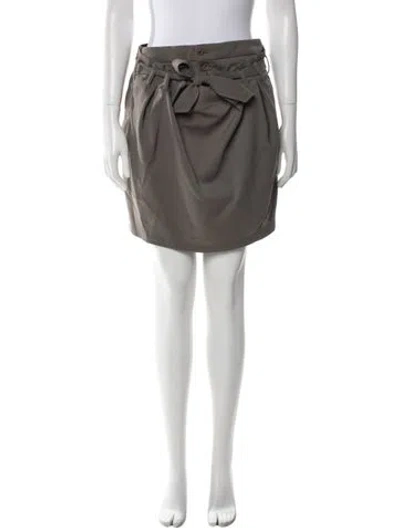 Pre-owned See By Chloé Mini Skirt In Gray