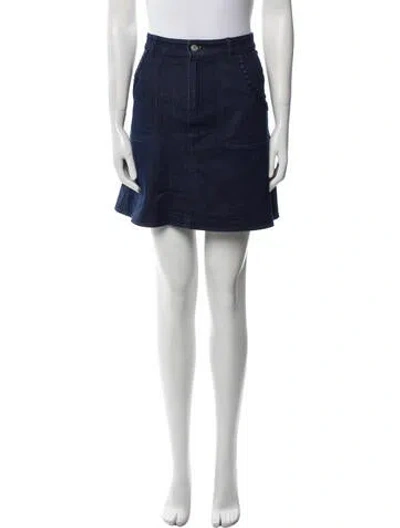 Pre-owned See By Chloé Mini Skirt W/ Tags In Blue