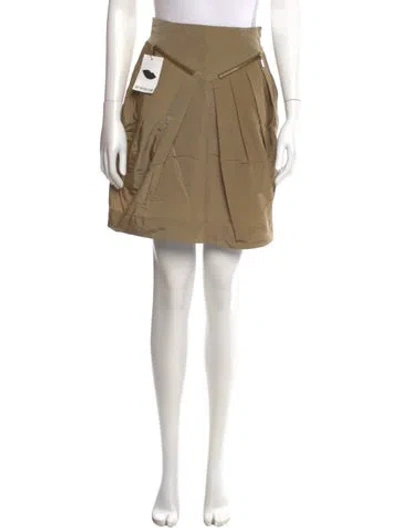 Pre-owned See By Chloé Mini Skirt W/ Tags In Brown
