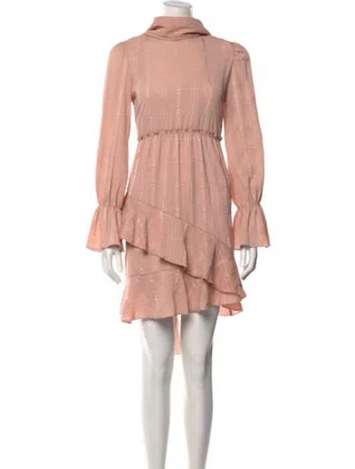 Pre-owned See By Chloé Mock Neck Mini Dress W/ Tags In Pink