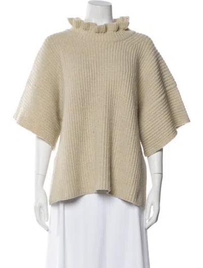 Pre-owned See By Chloé Mock Neck Sweater In Neutral
