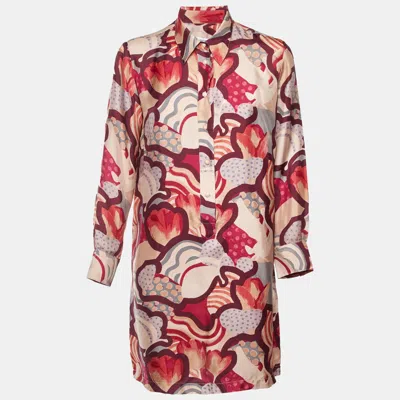 Pre-owned See By Chloé Multicolour Printed Silk Tunic L