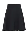 See By Chloé Navy Blue Skirt In Black