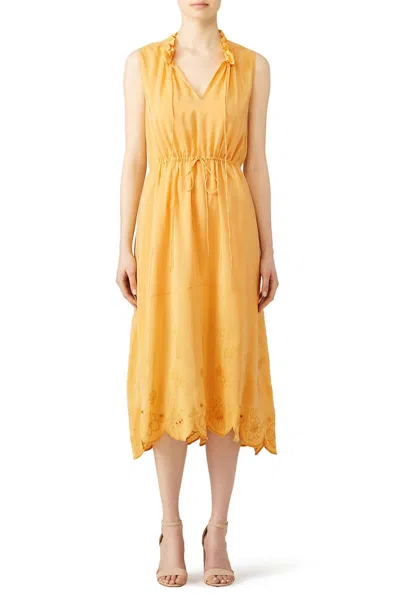 See By Chloé Ochre Dress In Yellow