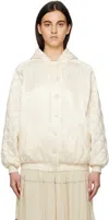 See By Chloé Off-white Shell Jacket In 22p Light Ivory