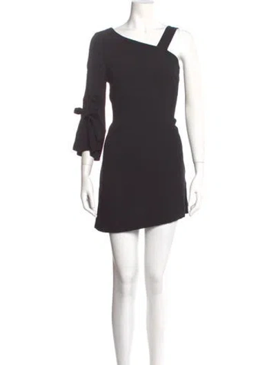 Pre-owned See By Chloé One-shoulder Mini Dress In Gray