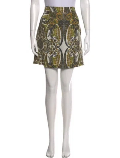 Pre-owned See By Chloé Paisley Print Knee-length Skirt In Multi