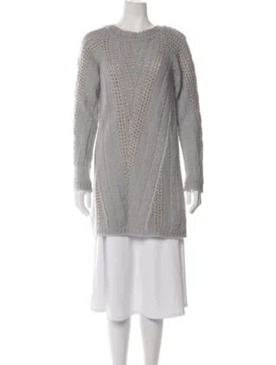 Pre-owned See By Chloé Patterned Crew Neck Sweater In Purple