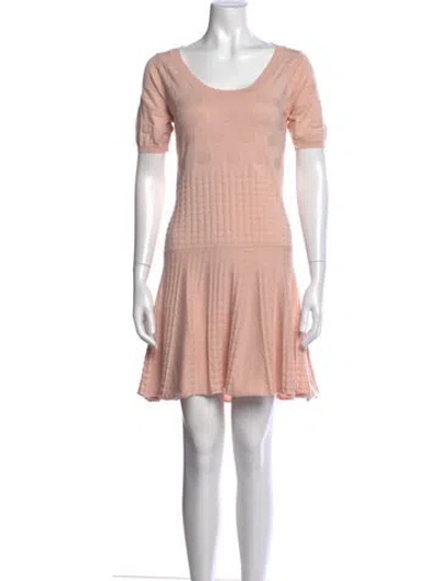 Pre-owned See By Chloé Patterned Mini Dress In Pink
