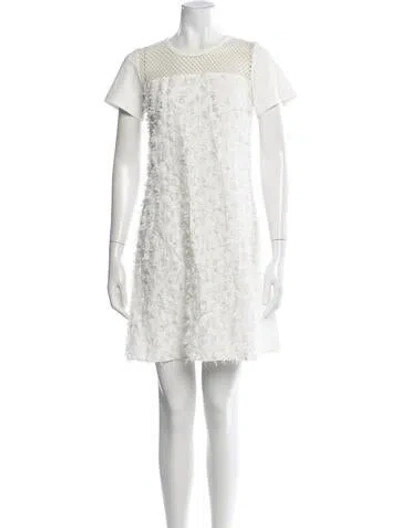 Pre-owned See By Chloé Patterned Mini Dress In White