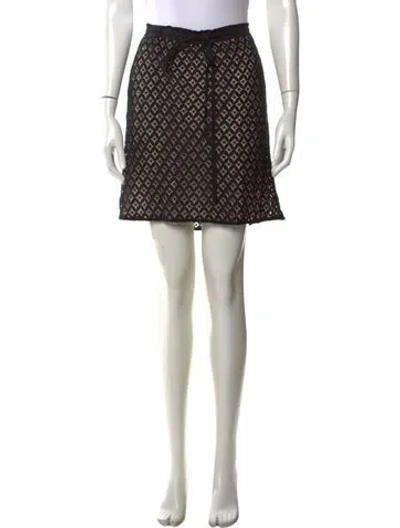 Pre-owned See By Chloé Patterned Mini Skirt In Neutrals