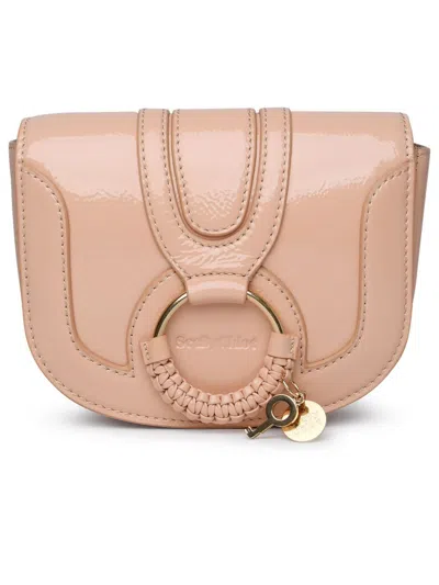 See By Chloé Pink Patent Leather Bag In Nude