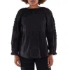 See By Chloé See By Chloe Poplin Embellished Sleeve Top