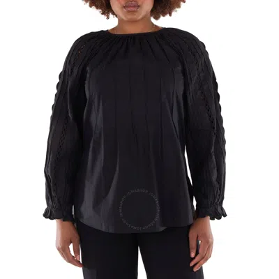 See By Chloé See By Chloe Poplin Embellished Sleeve Top