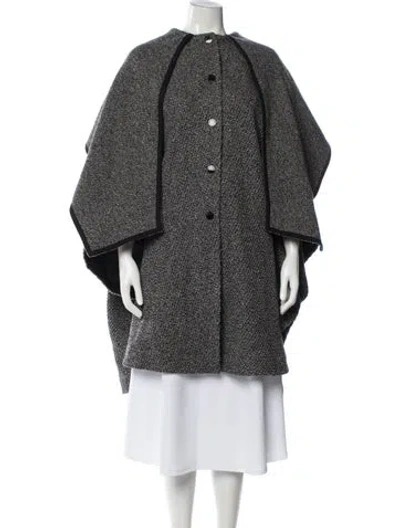 Pre-owned See By Chloé Printed Coat In Gray