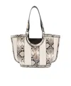 See By Chloé Printed Handbag In Nude