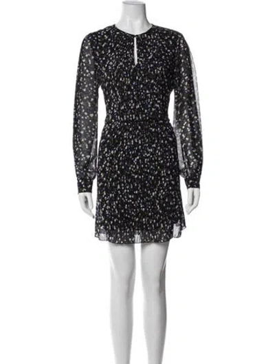 Pre-owned See By Chloé Printed Mini Dress In Blue