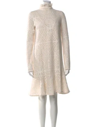 Pre-owned See By Chloé Printed Mini Dress In Neutral