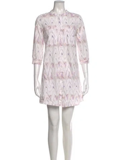 Pre-owned See By Chloé Printed Mini Dress In White