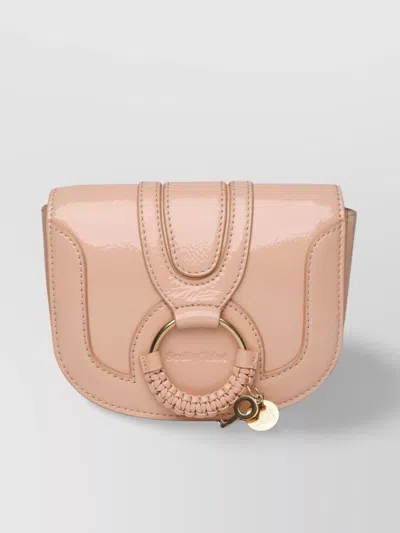 See By Chloé Rounded Shape Shoulder Bag With Metal Hardware In Brown