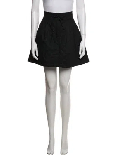 Pre-owned See By Chloé Ruffle Embellishment Mini Skirt In Black
