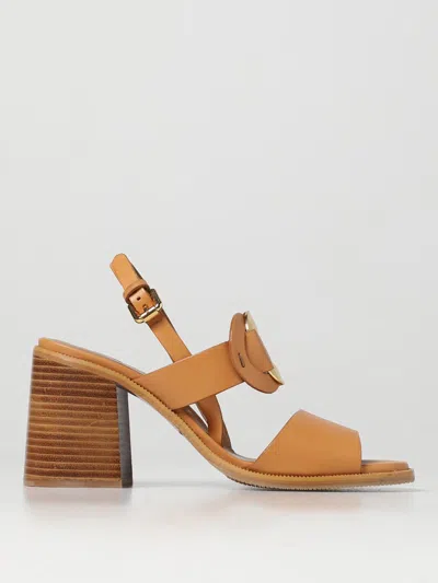 See By Chloé Women's Chany Leather Sandals In Light Pastel Brown