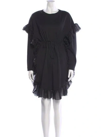 Pre-owned See By Chloé Scoop Neck Knee-length Dress In Black