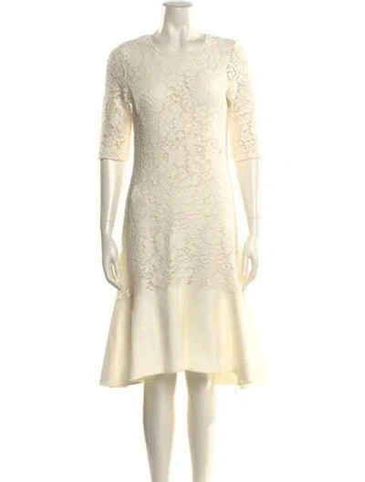 Pre-owned See By Chloé Scoop Neck Knee-length Dress In White