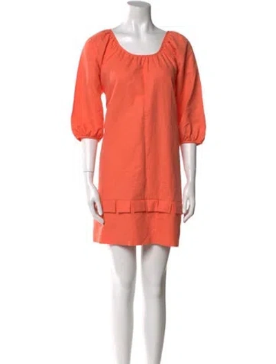 Pre-owned See By Chloé Scoop Neck Mini Dress In Pink