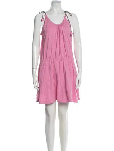 Pre-owned See By Chloé Scoop Neck Mini Dress In Pink