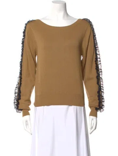 Pre-owned See By Chloé Scoop Neck Sweater In Neutral