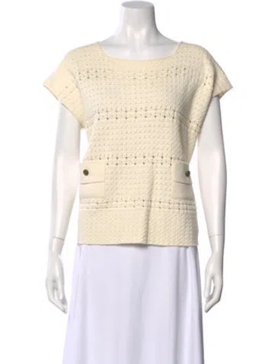 Pre-owned See By Chloé Scoop Neck Sweater In Neutral