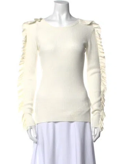 Pre-owned See By Chloé Scoop Neck Sweater W/ Tags In White