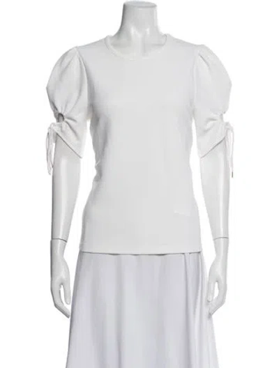 Pre-owned See By Chloé Scoop Neck Sweater In White