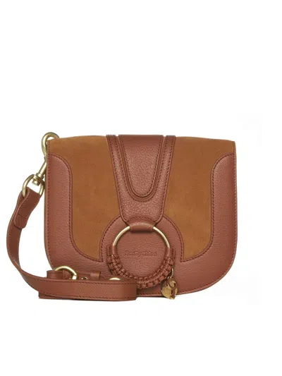 See By Chloé See By Chloe Hana Small Leather Crossbody In Brown