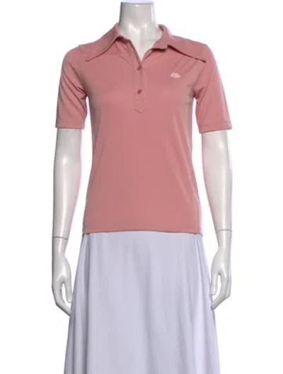 Pre-owned See By Chloé Short Sleeve Polo In Pink