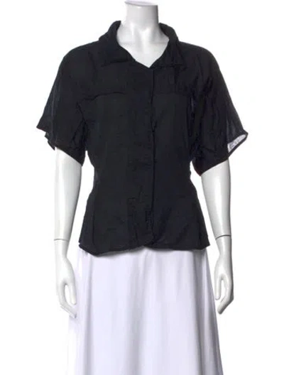Pre-owned See By Chloé Short Sleeve Top In Black