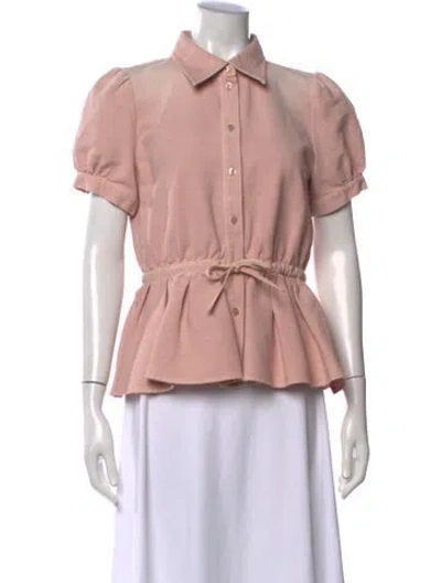Pre-owned See By Chloé Short Sleeve Top In Pink
