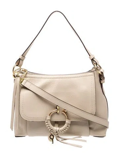 Pre-owned See By Chloé Signature Shoulder Bag In Neutral