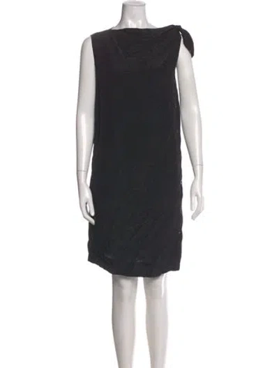 Pre-owned See By Chloé Silk Knee-length Dress In Black
