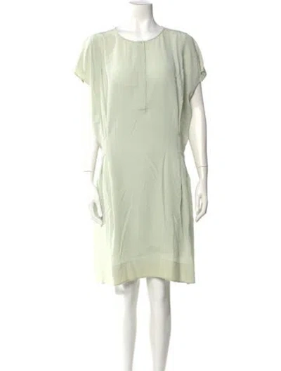 Pre-owned See By Chloé Silk Knee-length Dress In Green