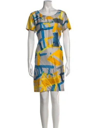 Pre-owned See By Chloé Silk Knee-length Dress In Multi