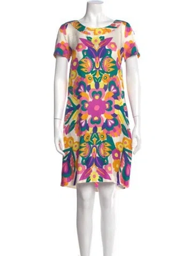 Pre-owned See By Chloé Silk Knee-length Dress In Multi