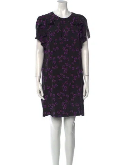 Pre-owned See By Chloé Silk Mini Dress In Black